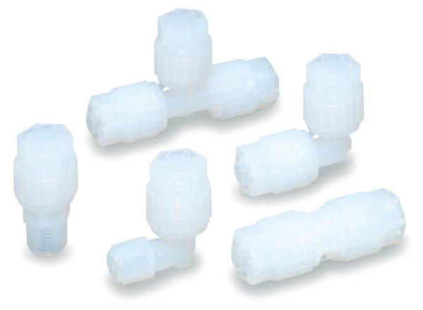 Chemical Resistant Fitting - LQ3 Range (Fluoropolymer)